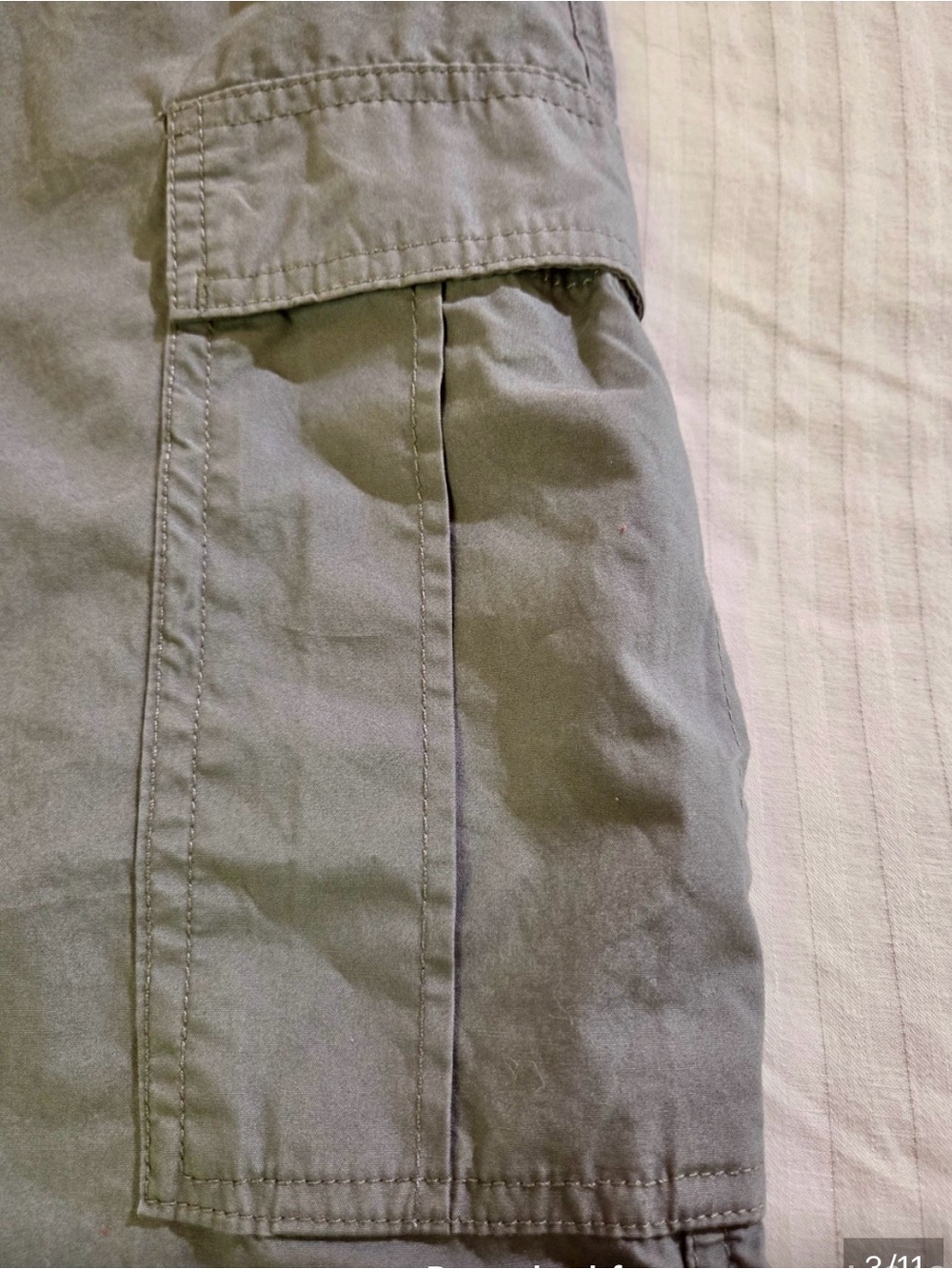 Converse Gray Midi Cargo Skirt - Picture 3 of 9